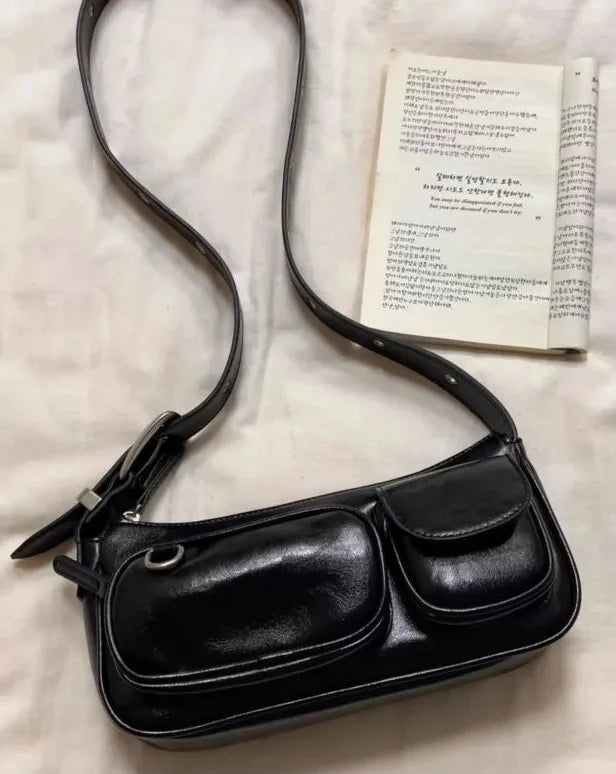 Sacs à bandoulière chics en cuir vintage