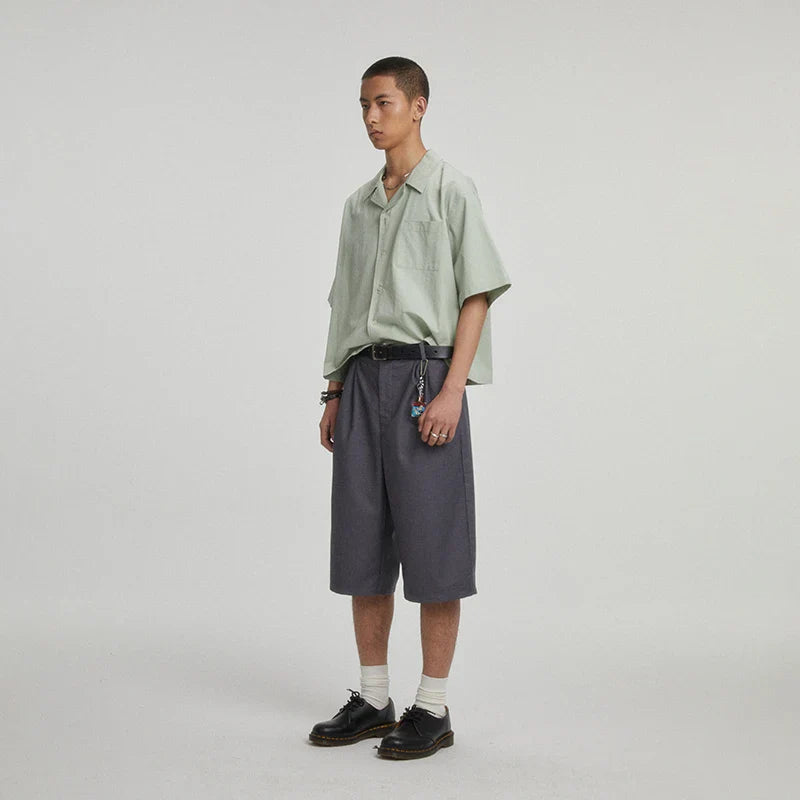 Chemise ample et décontractée de style japonais ou coréen