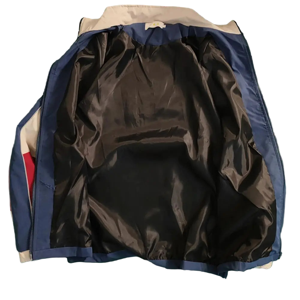 Patchwork Color Block Thin Windbreaker Jacket