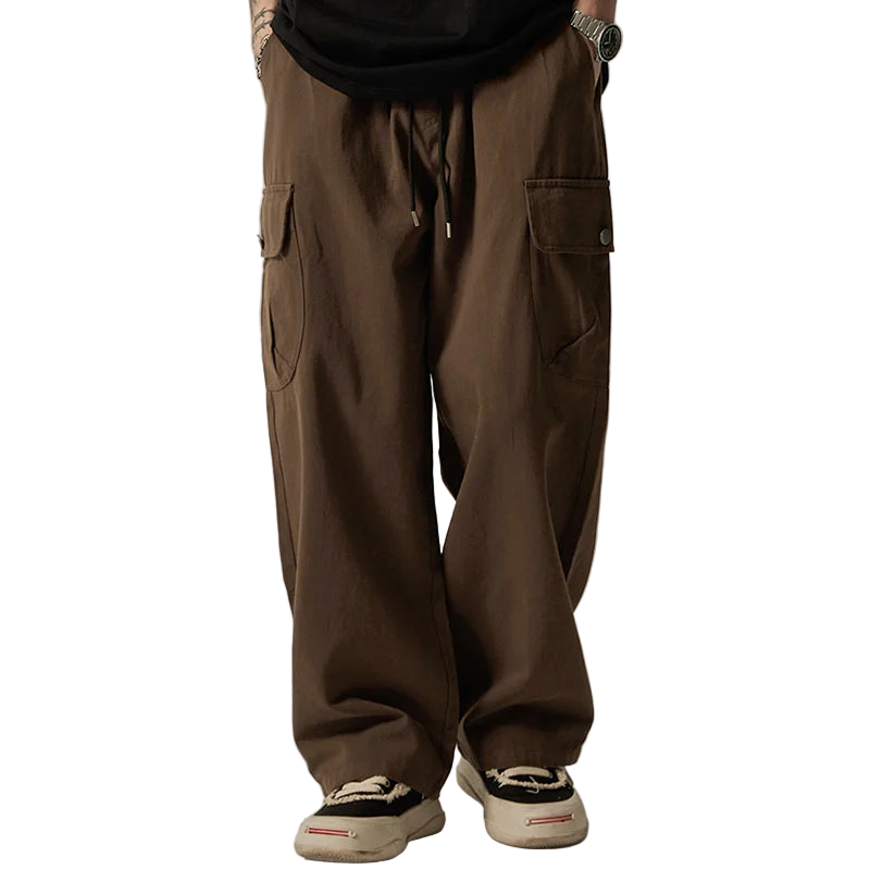 Vintage Wide-Leg Cargo Pants