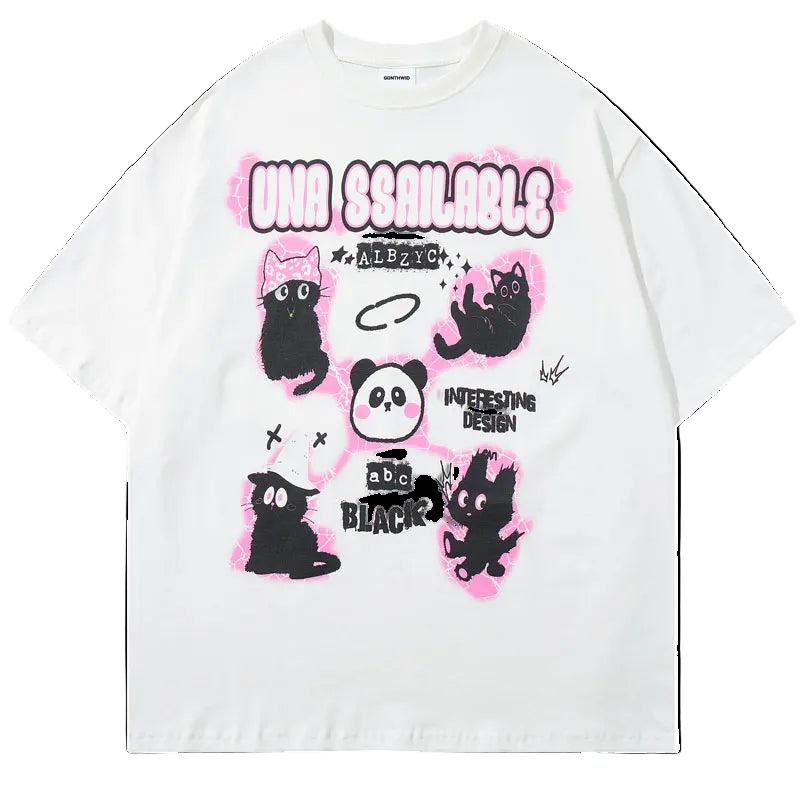 Panda Vs Cats T-shirt