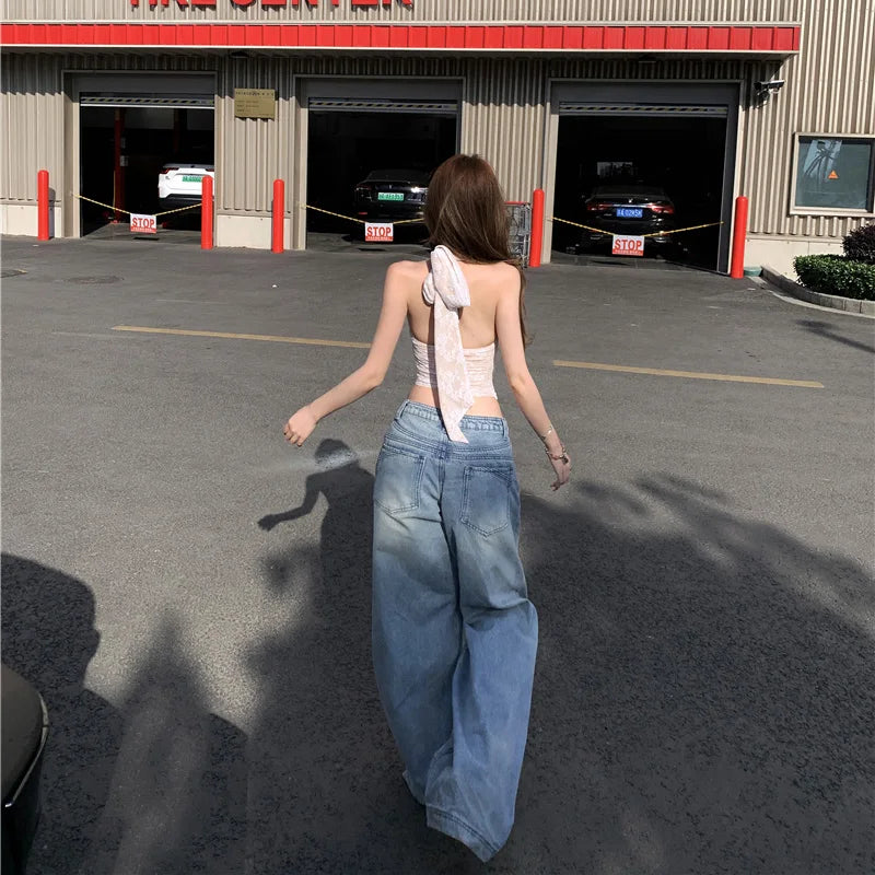 Vintage Boyfriend Loose High Waist Jeans