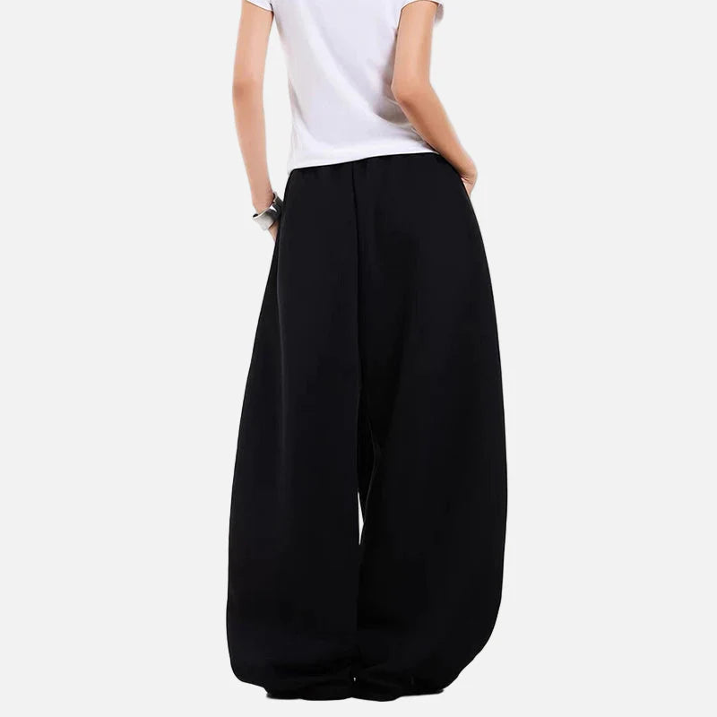 Streetwear im koreanischen Stil, weite Sportjogginghose