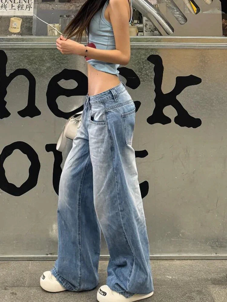 Y2K Japanische Vintage American Low Jeans