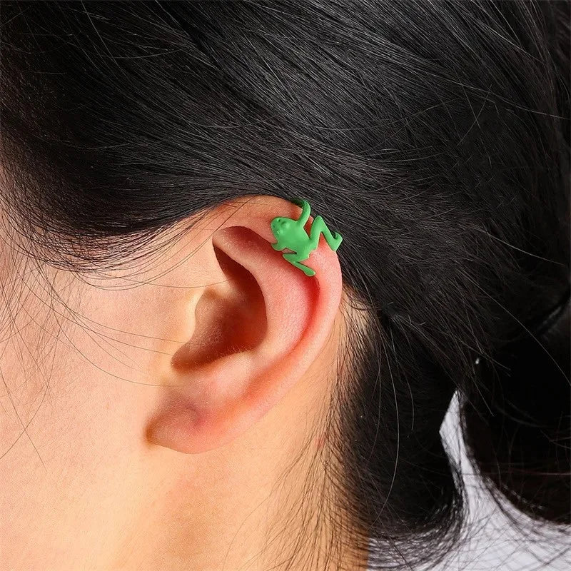 Creative Cute Frog Ear Cuff Clip Earring