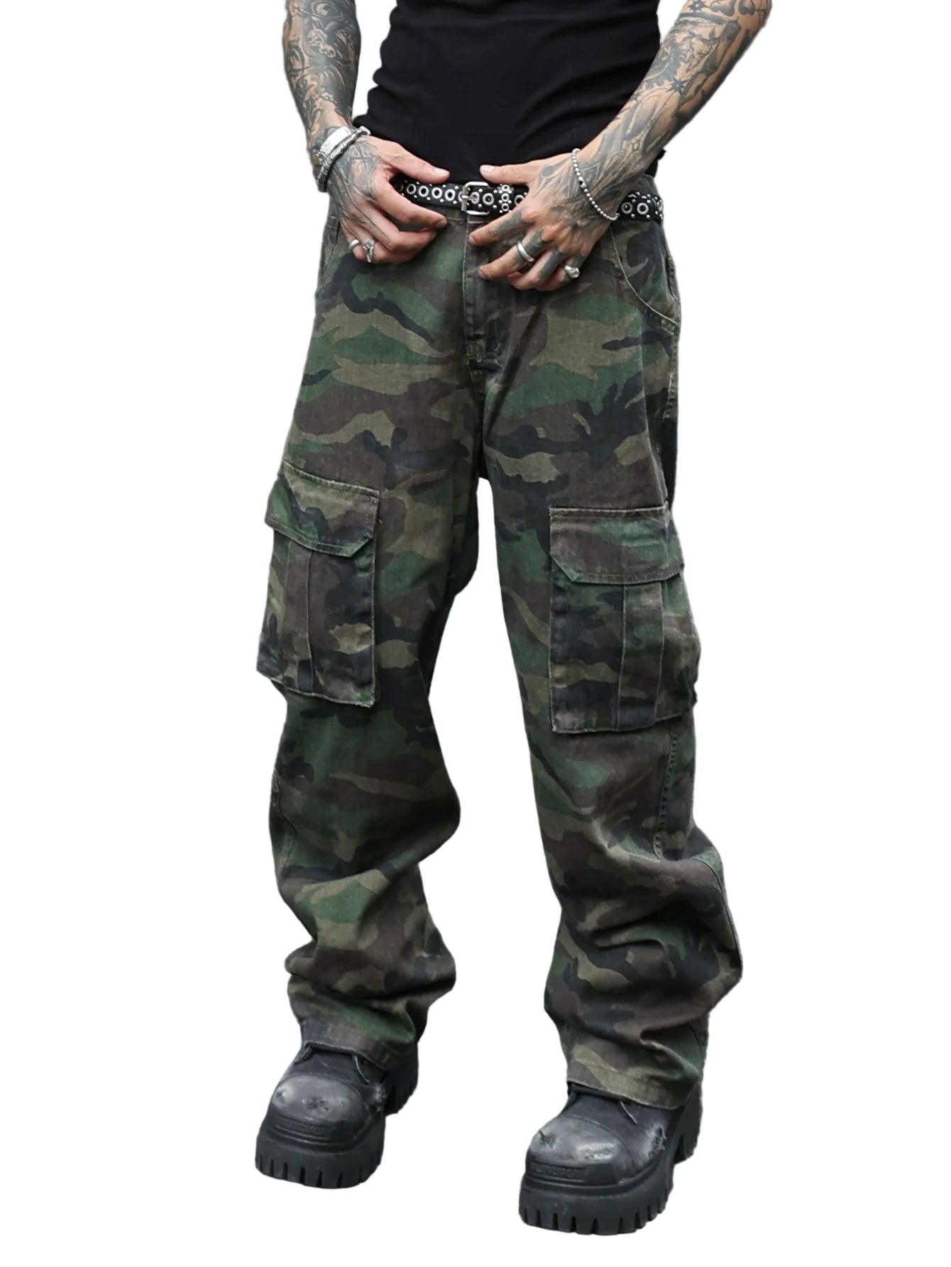 Camo Utility Cargo Jeans