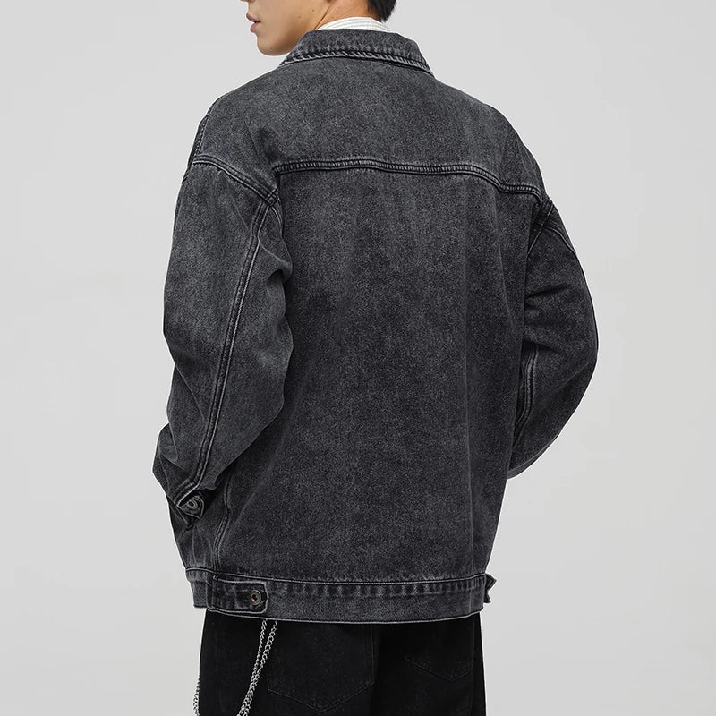 Klassische Herren-Jeansjacke von der Stange