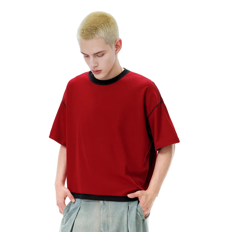 T-shirt réversible oversize coloré