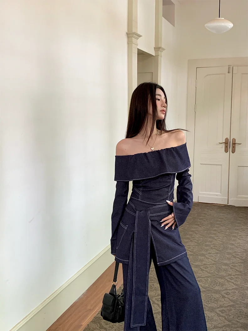 2 Piece Women’s Denim Outfit