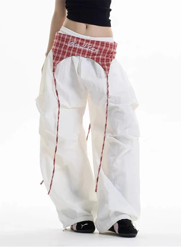 Oversized Hip-Hop-Cargohose im Stil der 2000er Jahre