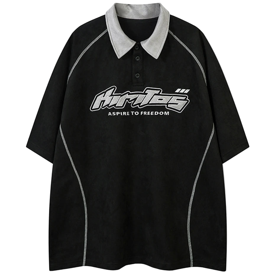 T-shirt décontracté streetwear hip-hop oversize