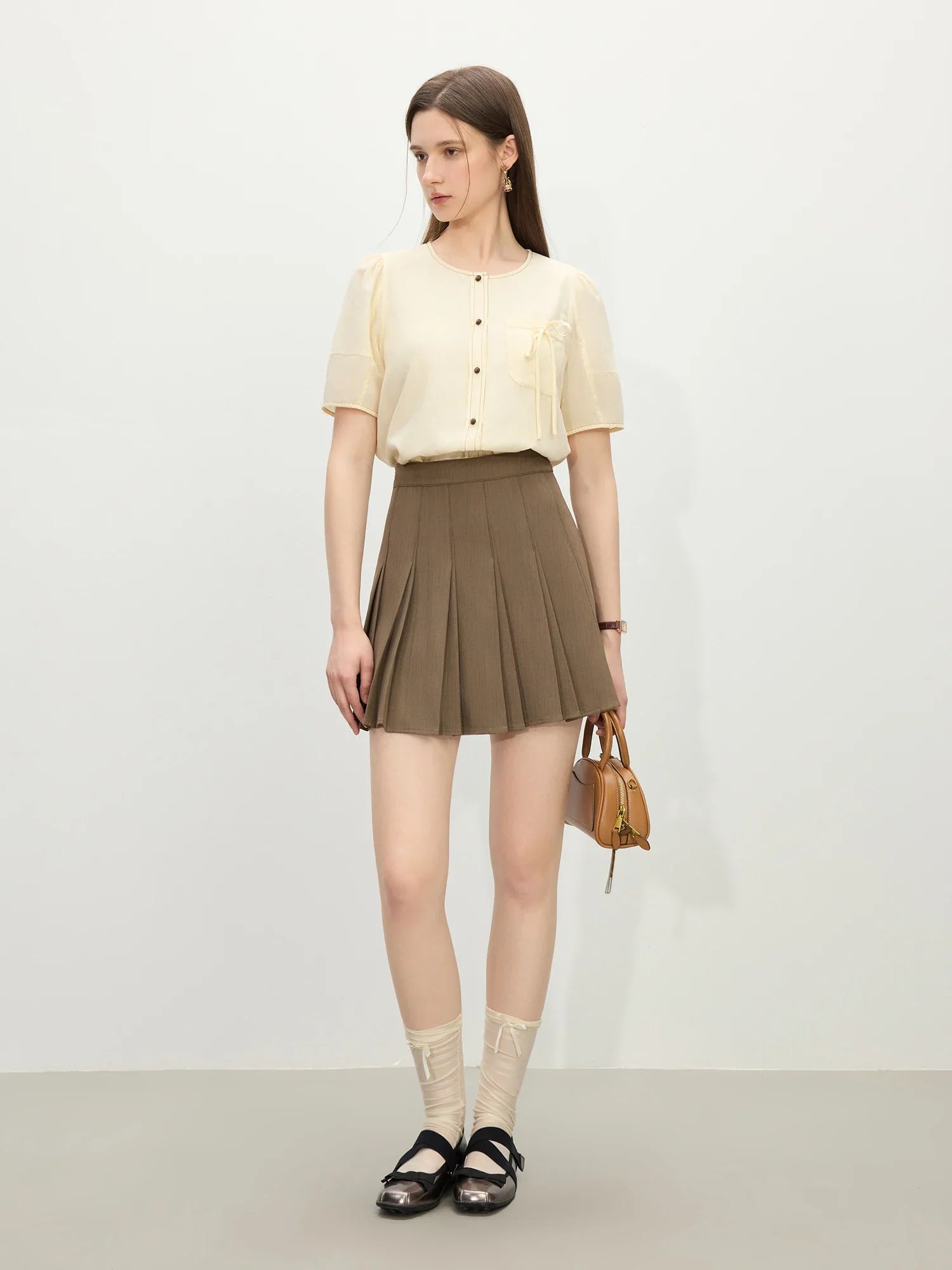 Klassischer minimalistischer Damen-Sommer-Cardigan für Pendler