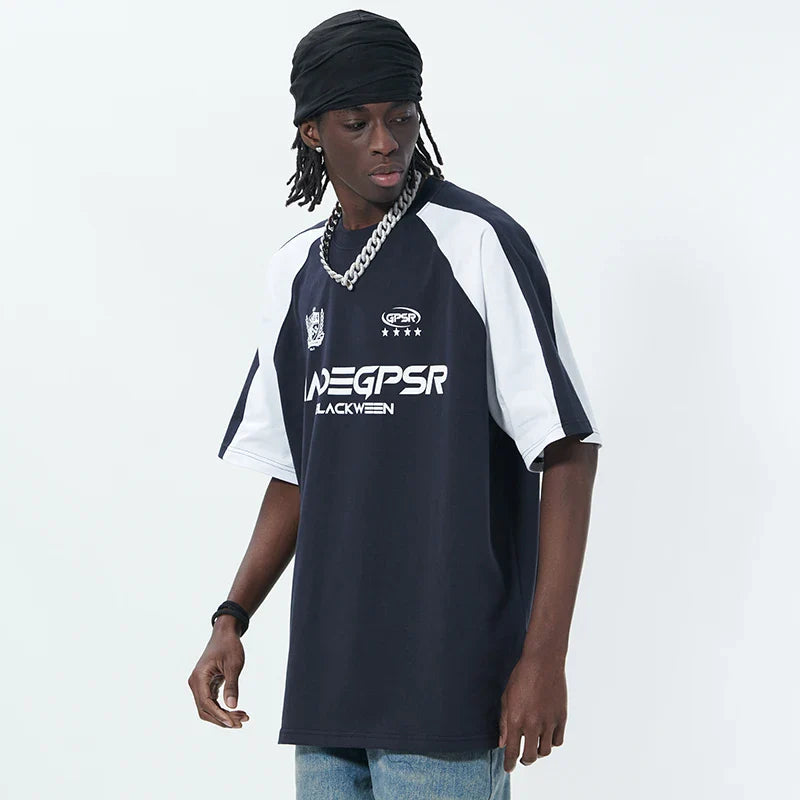 T-shirt graphique raglan Blackween