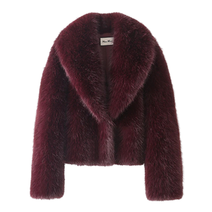 Style yourself in this luxurious black faux fur jacket, designed with an ultra-plush texture and voluminous collar for the ultimate glamorous streetwear statement.