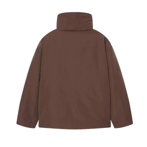 Brown jacket on a white background