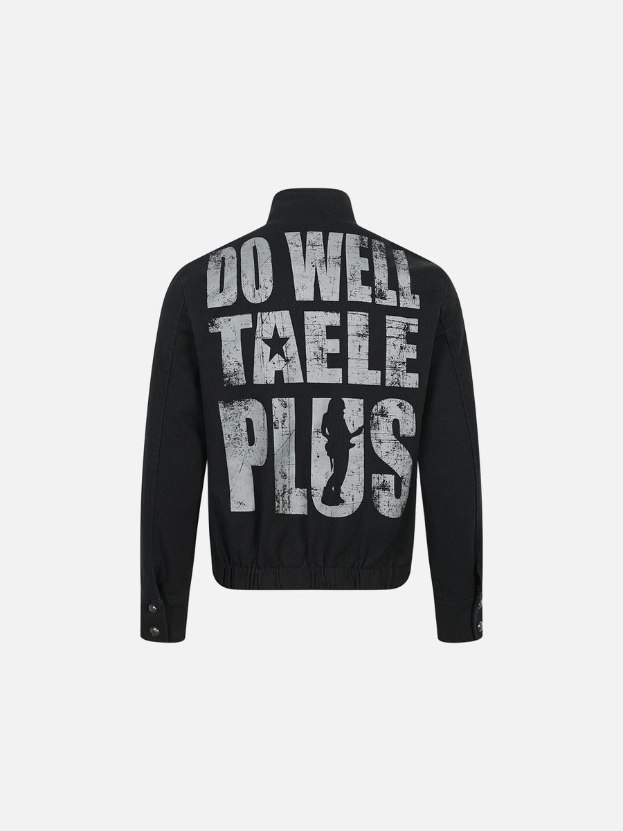 Complex Angelic Graphics Black Jacket