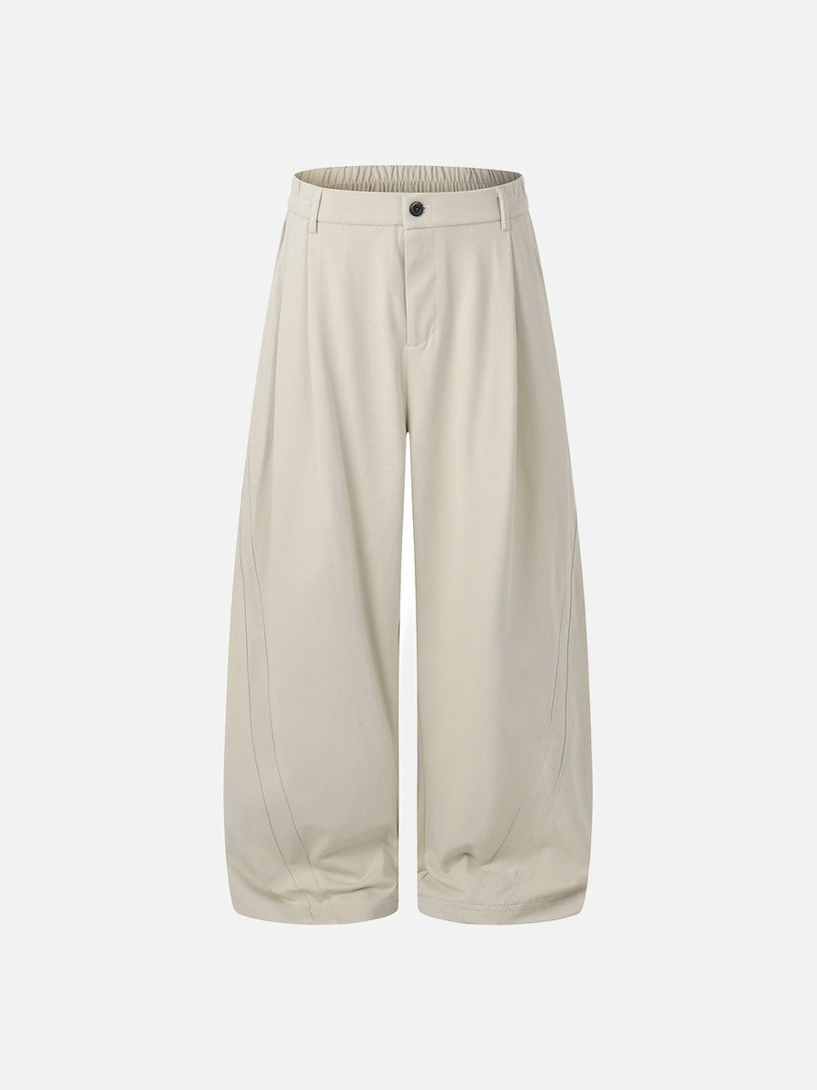 Contemporary Wide-Leg Trousers – Pants