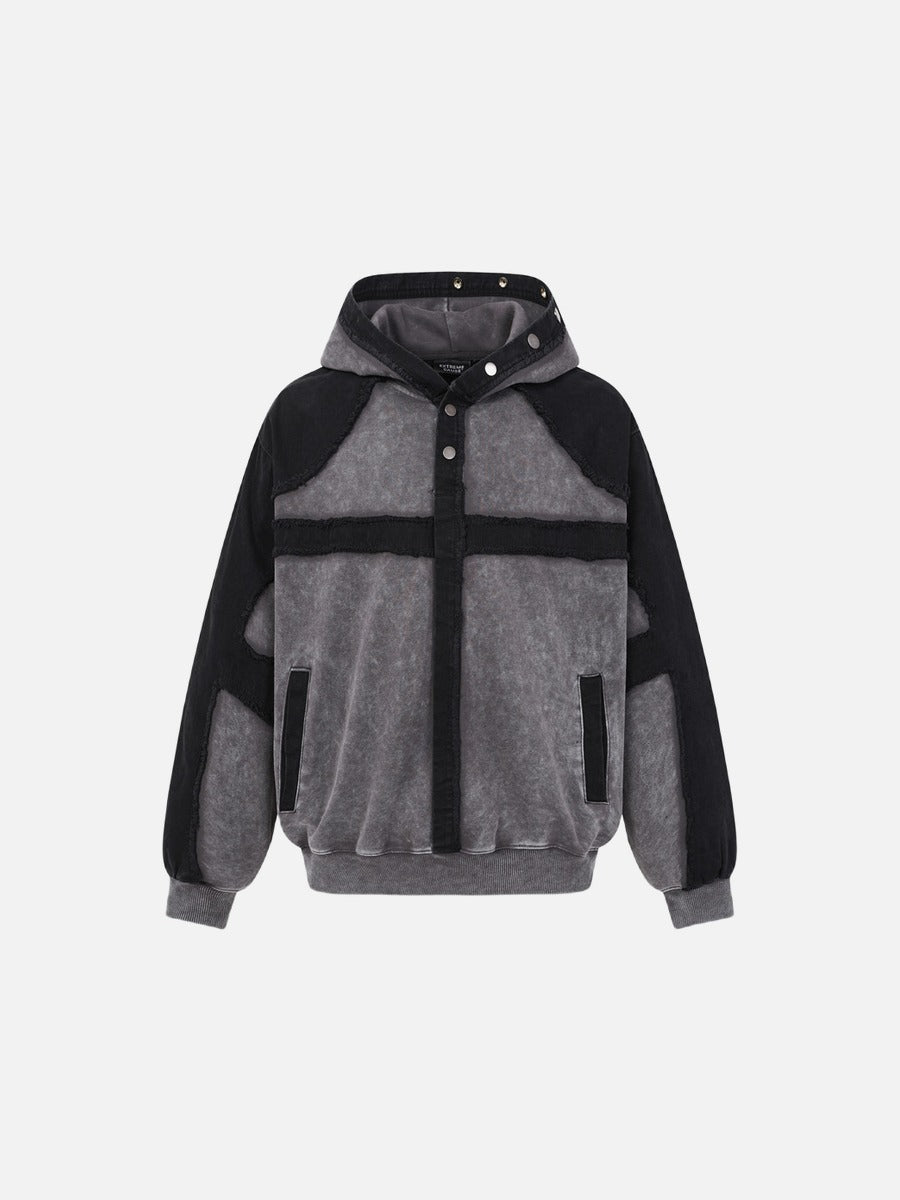 Panelled Hooded Jacket