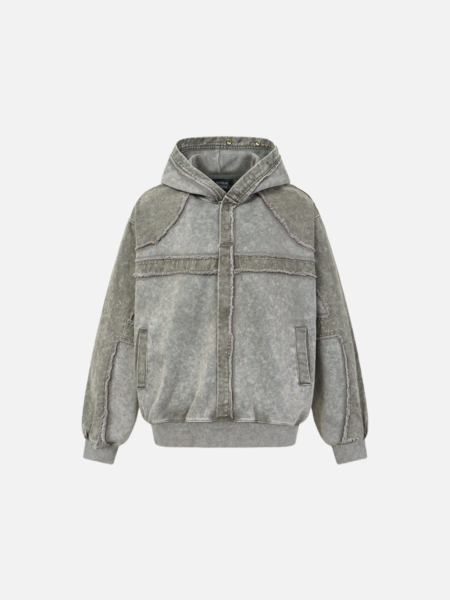 Panelled Hooded Jacket