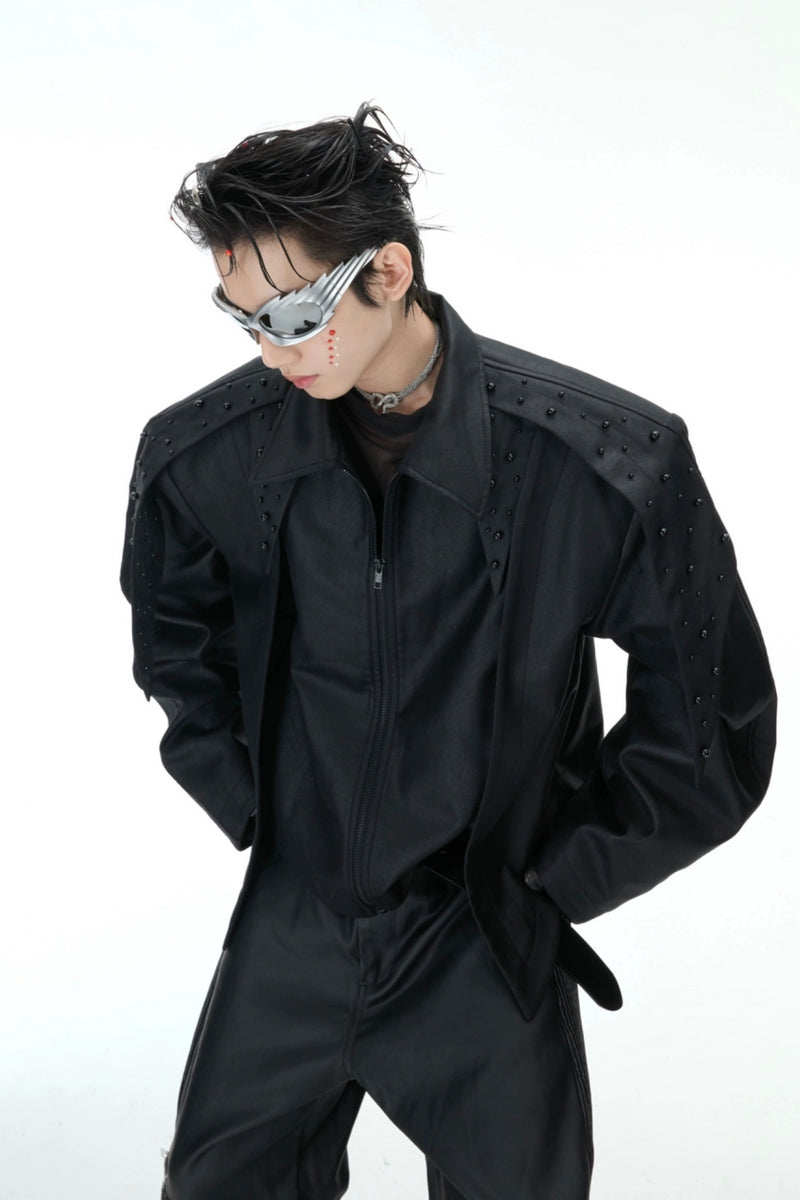 Veste texturée cirée Twilight