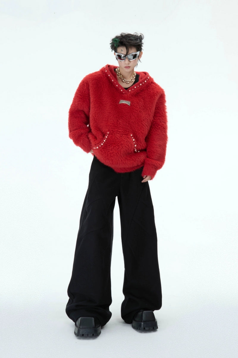 Pull en polaire à accents nacrés