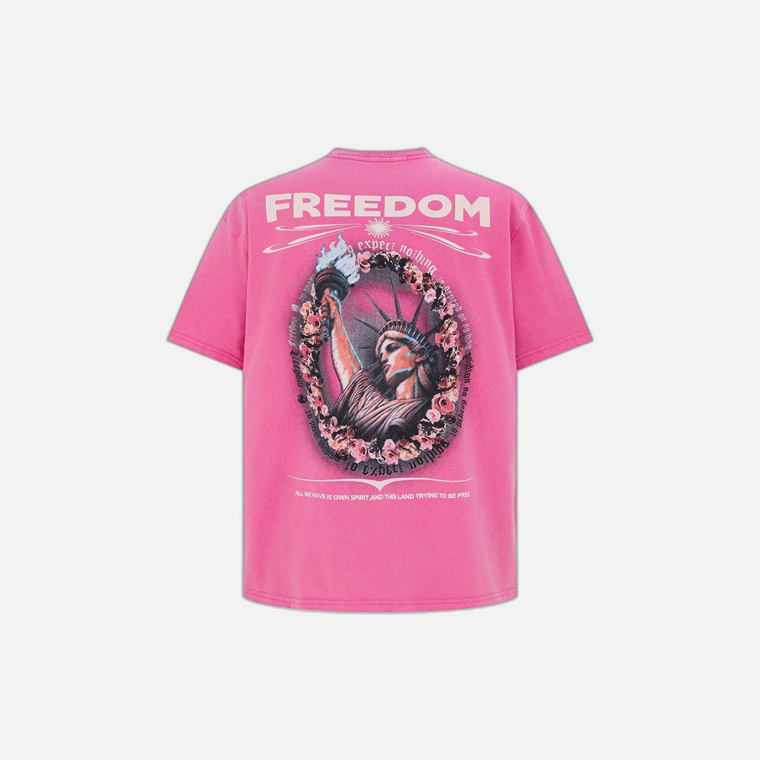 Freedom Print Short Sleeve T-Shirt