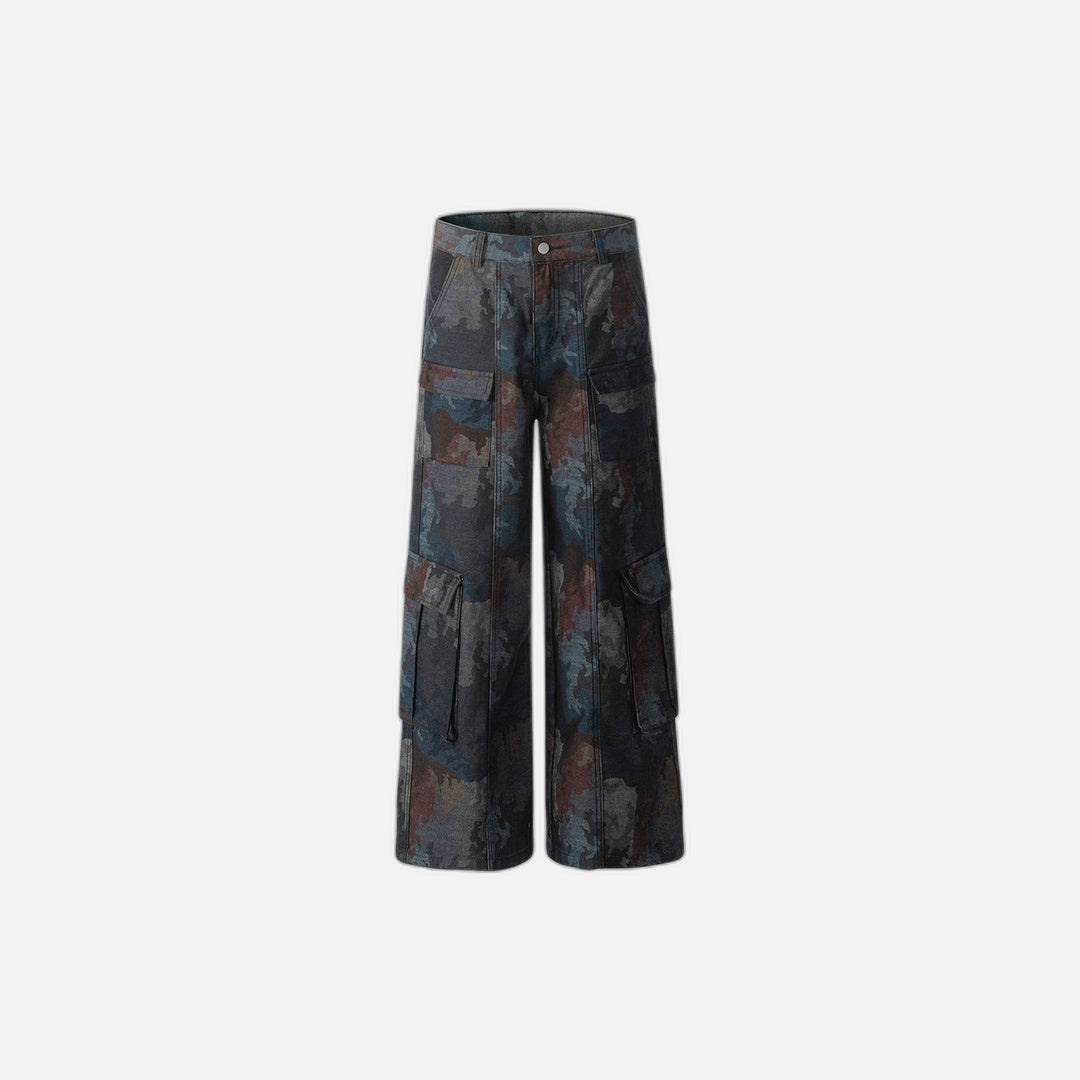 Pantalon de travail camouflage industriel robuste