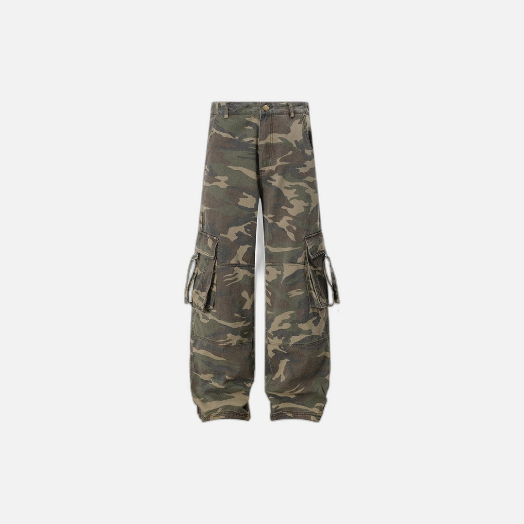 Amerikanische Camouflage-Cargohosen