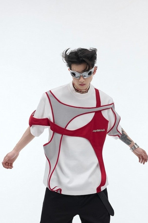 Doppellagiges Dekonsions-T-Shirt