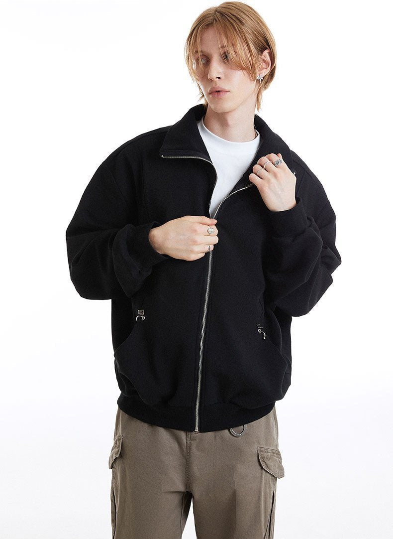 Jacke mit hohem Kragen und Reißverschluss