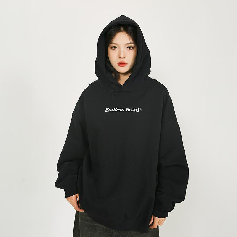 Endless Road Hoodie in Unifarben