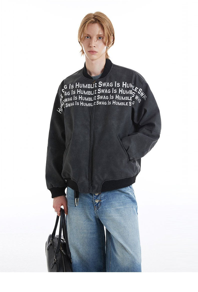 Minimalistische, schlichte Swag-Jacke