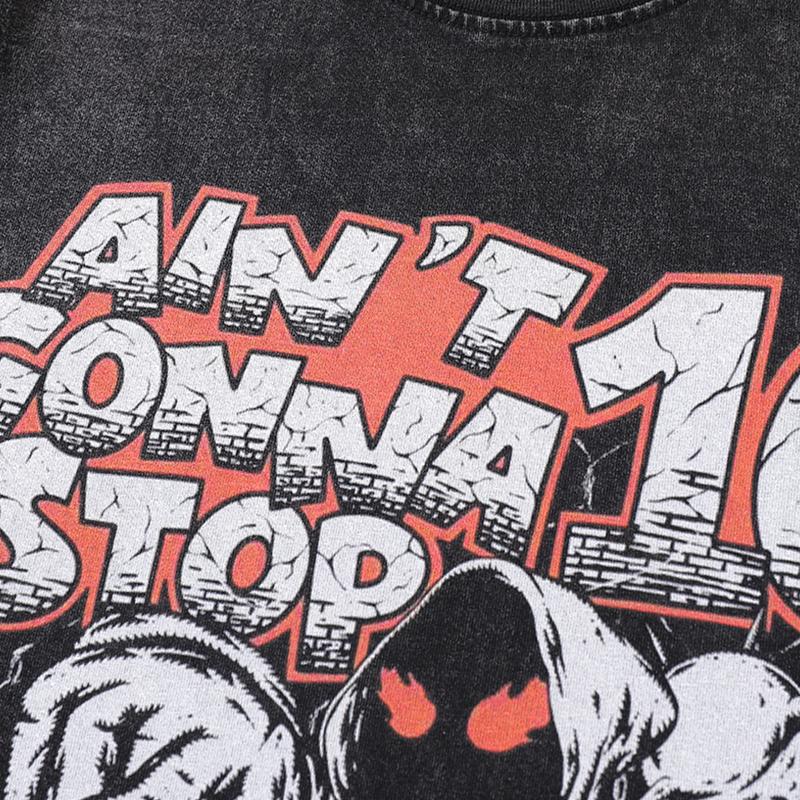 Washed Loose Anger Revenge T-shirt