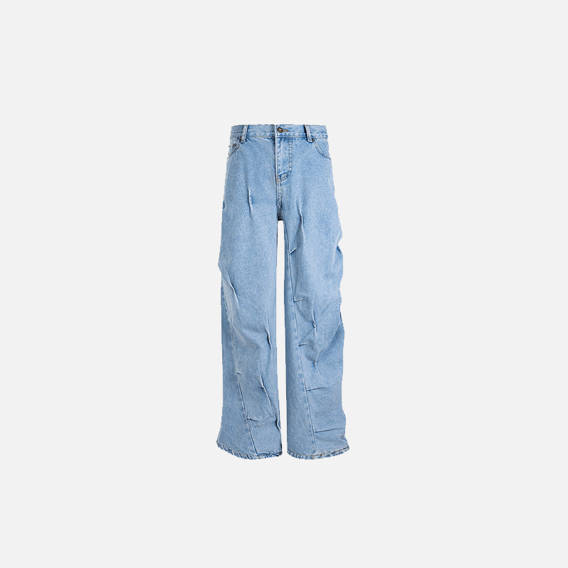 Vintage Washed Twisted Jeans