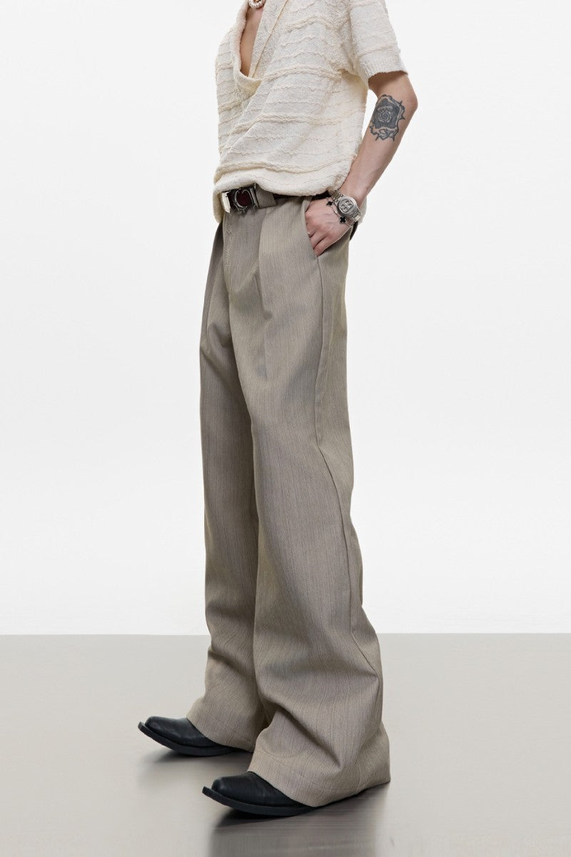 Bestickte ausgestellte Kleiderhose 