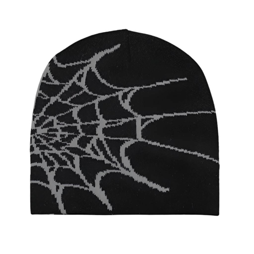 Y2K Gothic Spider Web Beanie