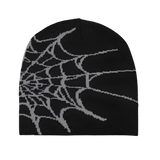Y2K Gothic Spider Web Beanie