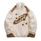 Fleece Shooting Stars Turtleneck Jacket