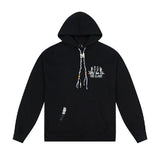 Washed Hoodie With Embroidered Logo