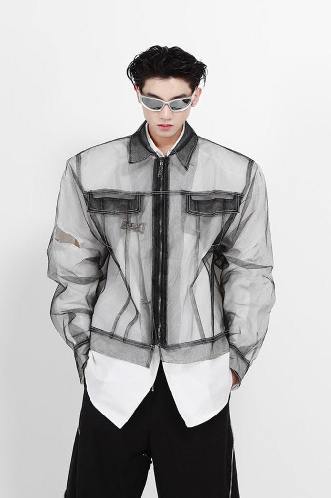 veste transparente 