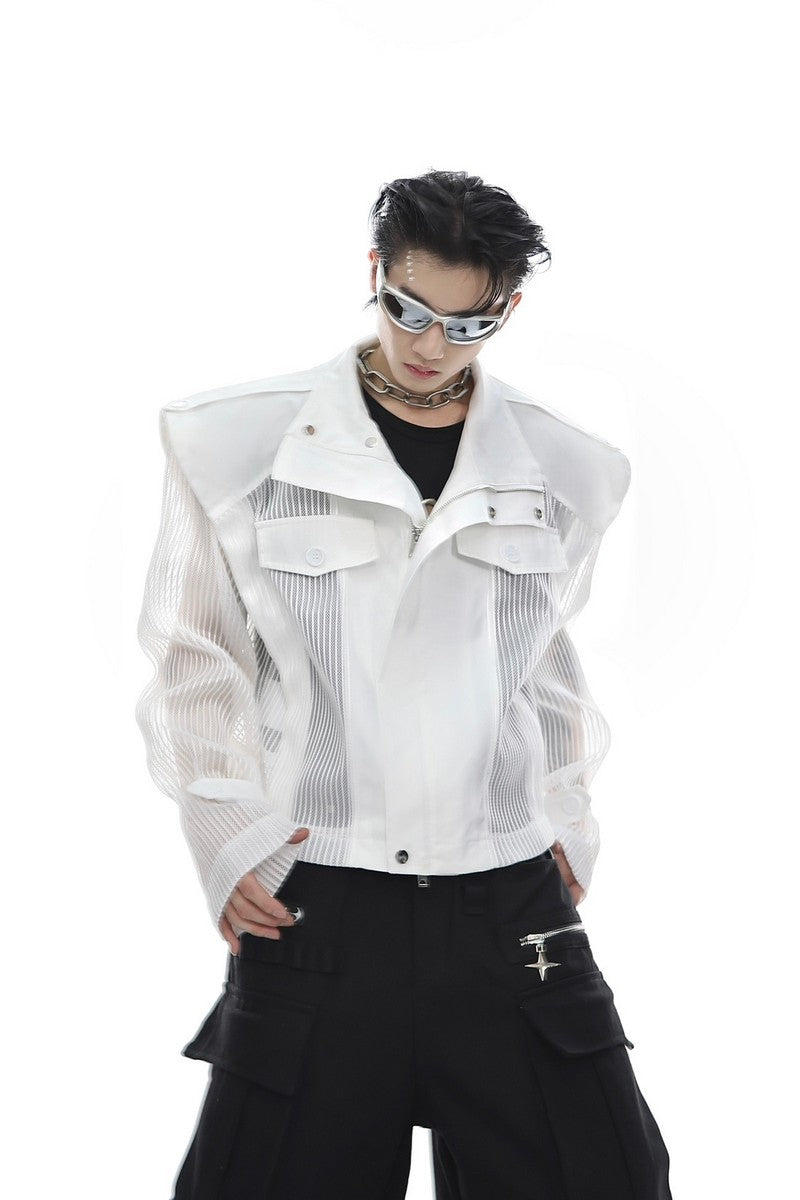 Mesh-Motorradjacke 