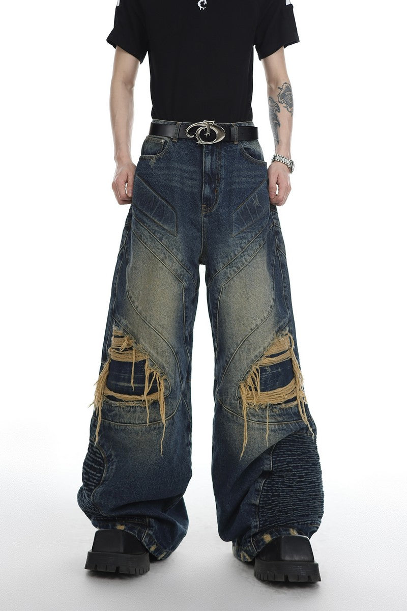 Retro-Denim im Used-Look 