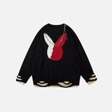 Rabbit Jacquard Chain Knitted Sweater