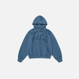 Breathable Starry Embroidered Loose Fit Hoodie