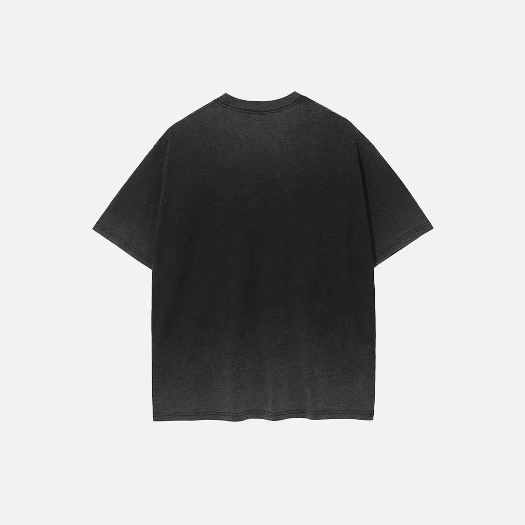 T-shirt oversize rétro avec main qui agrippe