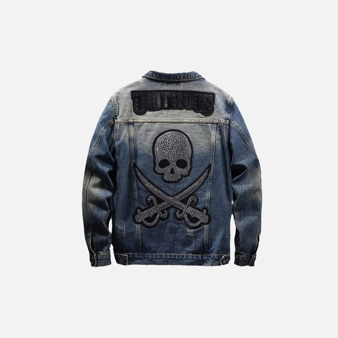 Durable Y2K Oversized Heavy-Duty Cowboy Denim Jacket