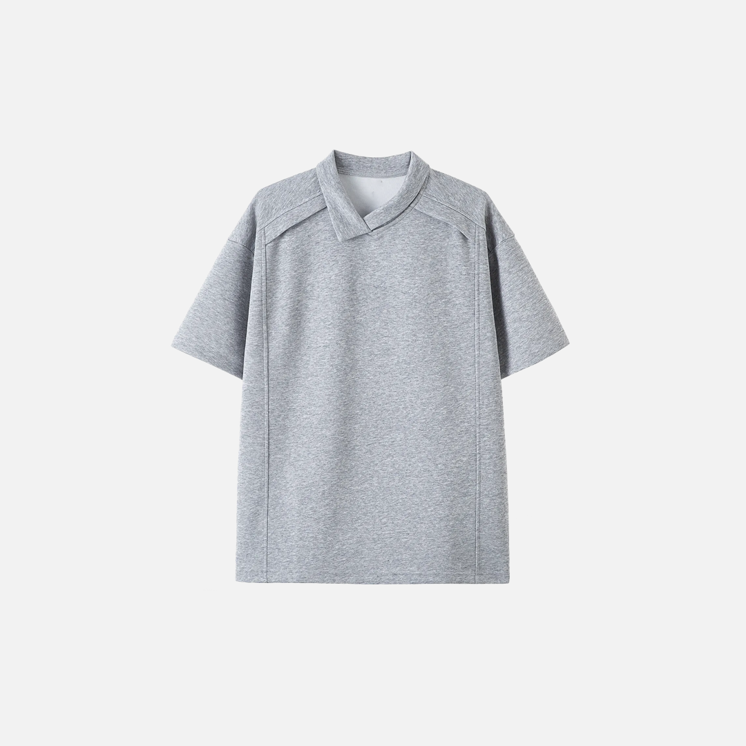 Summer Classic Irregular Polo Collar T-Shirt