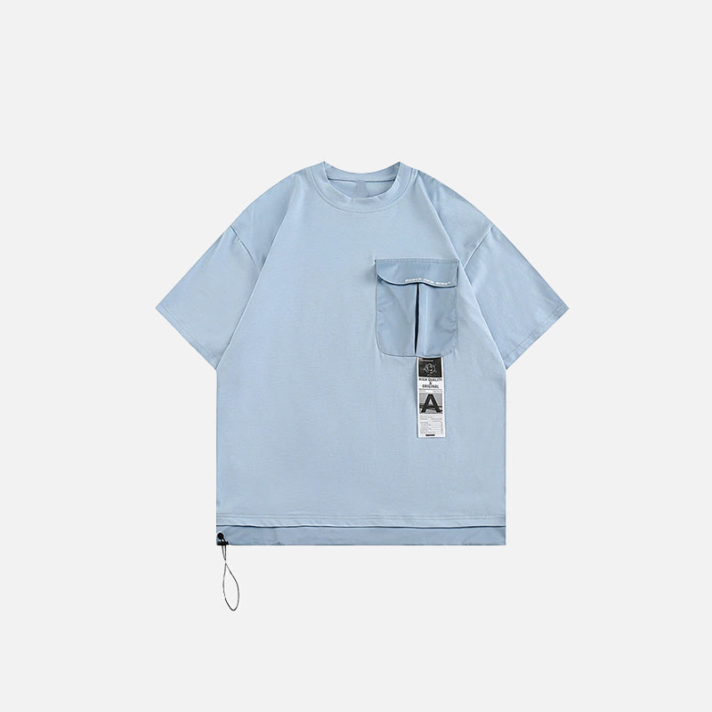Y2k Loose Pocket T-shirt