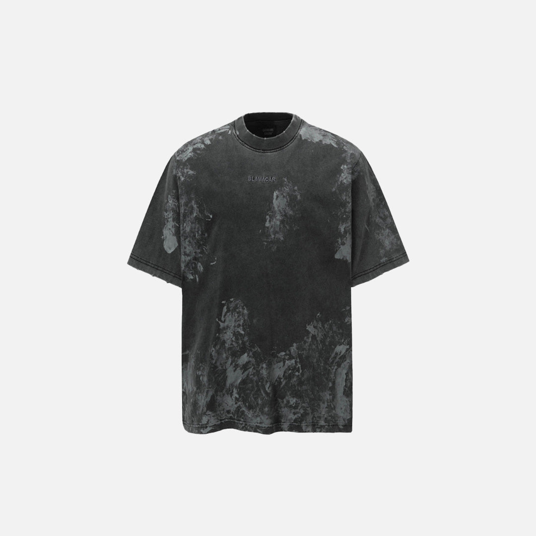 Schmutziger Abfall Ins Modisches Sommer-T-Shirt