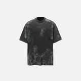 Schmutziger Abfall Ins Modisches Sommer-T-Shirt